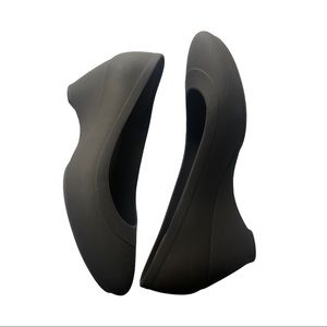 CROCS Dual Comfort Wedge Brown 8